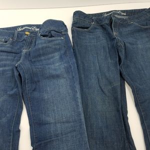 American Eagle Women's Jeans - Two Pairs - Size 8